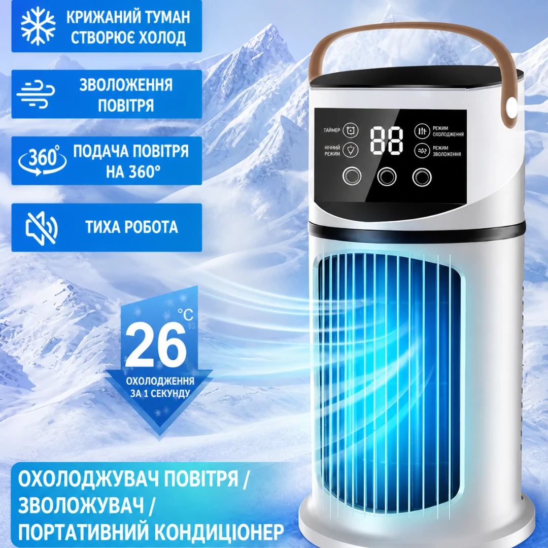 Портативний кліматичний комплекс Silent Small Fan